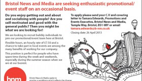 Bristol News & Media Event Staff 10x4