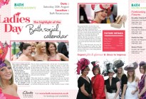 Ladies Day Bath races Double Page Spread