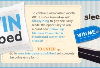 Win a bed competition